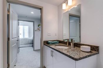 Bathroom with a sink